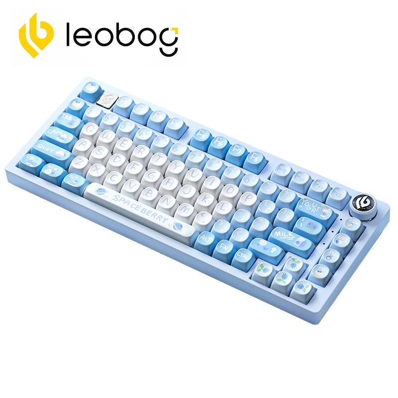 LEOBOG Hi75 Wired Mechanical Gaming Keyboard - 16 RGB Backlight, Thocky Sound, Durable Aluminum Alloy, Gasket Mount with Original Switches