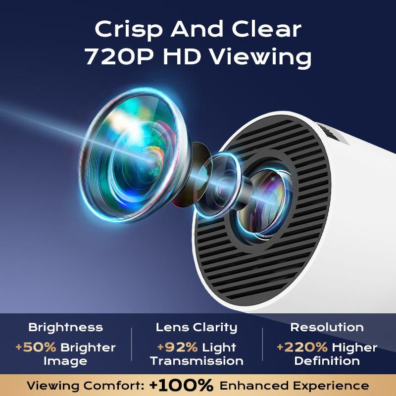 Transform Your Outdoor Movie Night with the Ultimate 4K Mini Projector - Portable, Full HD, & Bluetooth Ready!