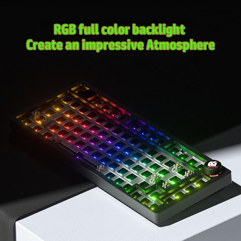 LEOBOG Hi75 Wired Mechanical Gaming Keyboard - 16 RGB Backlight, Thocky Sound, Durable Aluminum Alloy, Gasket Mount with Original Switches