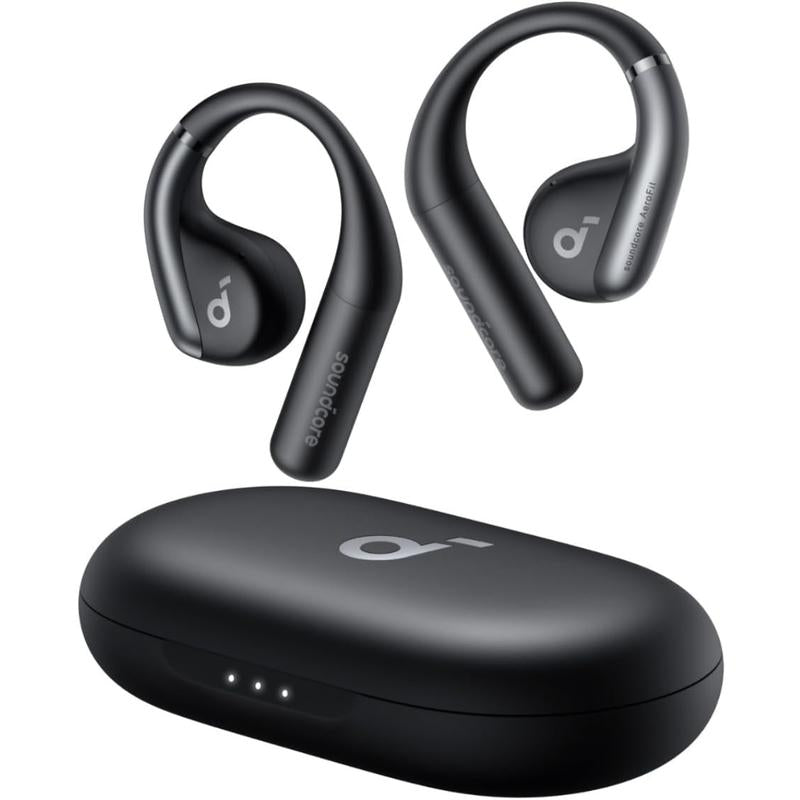 Soundcore by Anker Aerofit Open-Ear Headphones - Ultra Comfort, Snug Fit, IPX7 Waterproof, 42H Playtime, Small-Ear Friendly, App Control, Clear Calls, Wireless Earbuds - Renewed