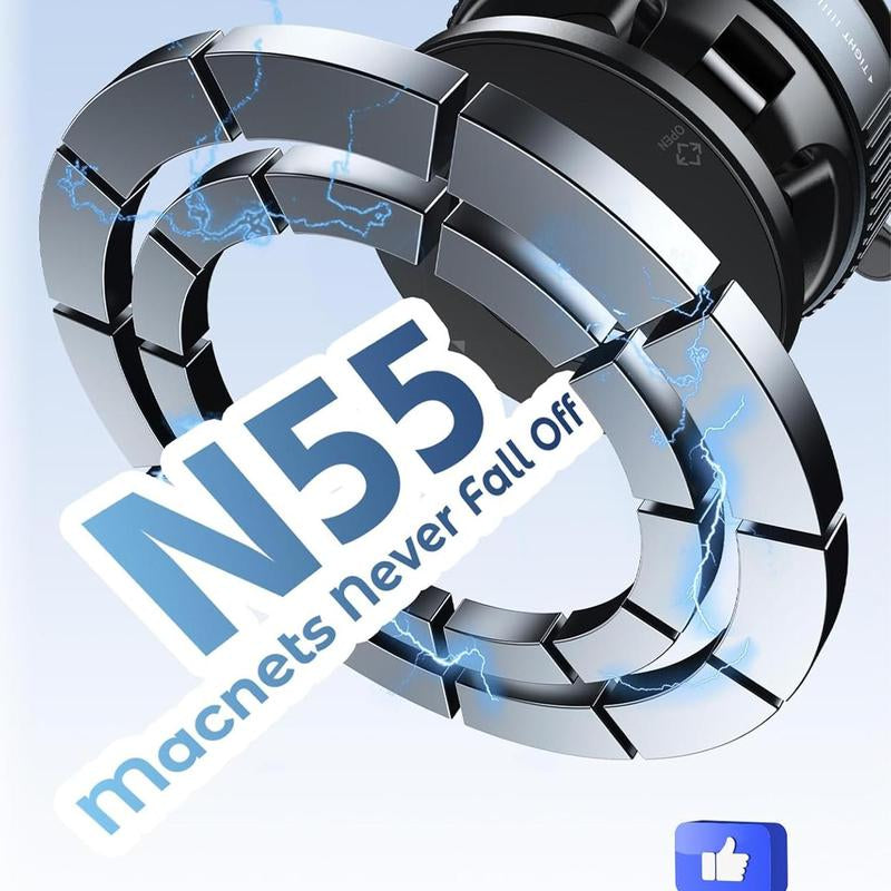 Ultimate 360° Adjustable Magnetic Suction Cup Phone Holder - Portable & Foldable for All Smartphones!