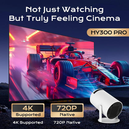 Transform Your Outdoor Movie Night with the Ultimate 4K Mini Projector - Portable, Full HD, & Bluetooth Ready!