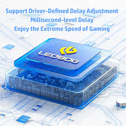 LEOBOG Hi75 Wired Mechanical Gaming Keyboard - 16 RGB Backlight, Thocky Sound, Durable Aluminum Alloy, Gasket Mount with Original Switches