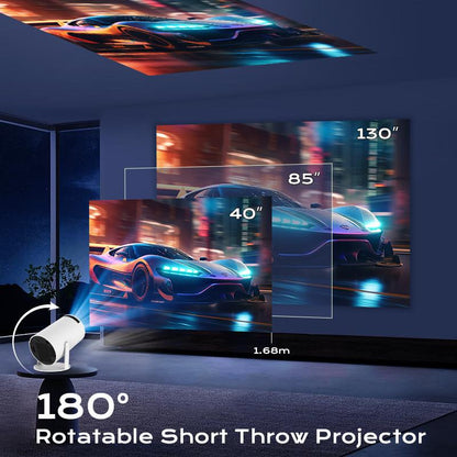 Transform Your Outdoor Movie Night with the Ultimate 4K Mini Projector - Portable, Full HD, & Bluetooth Ready!