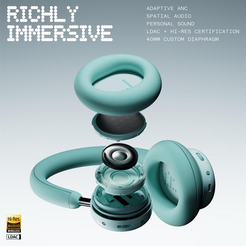 Discover the Ultimate Sound Experience with CMF Pro Wireless Over-Ear Headphones - 100 Hours of Battery Life & ANC Technology!