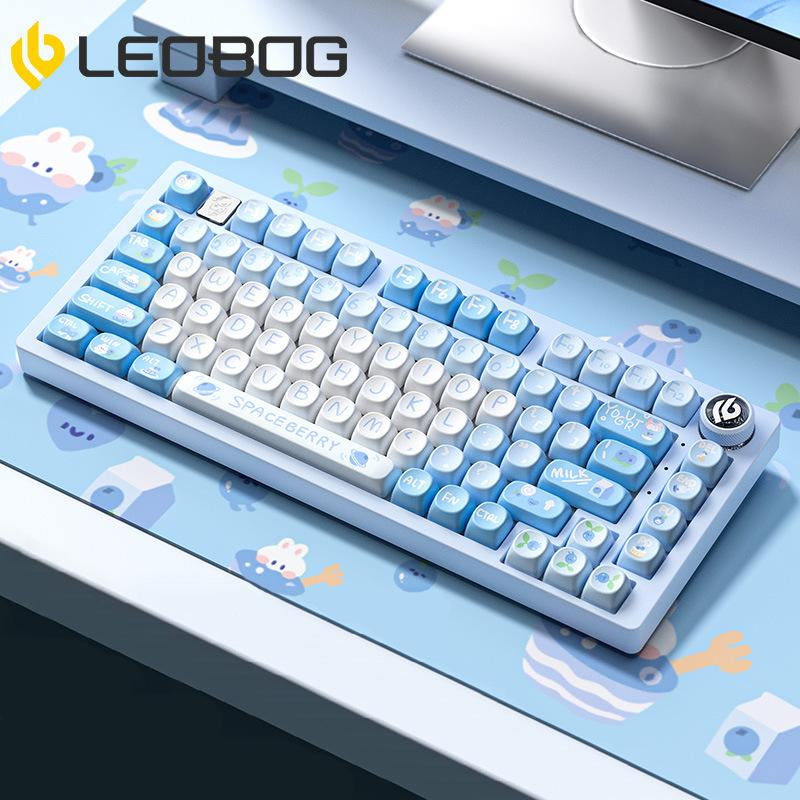LEOBOG Hi75 Wired Mechanical Gaming Keyboard - 16 RGB Backlight, Thocky Sound, Durable Aluminum Alloy, Gasket Mount with Original Switches